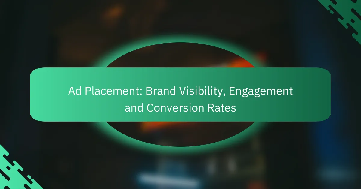 Reklāmu izvietošana: zīmola redzamība, iesaiste un konversijas rādītāji