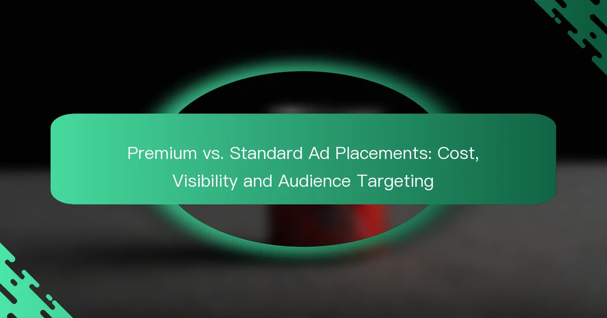 Premium vs. Standarta reklāmu izvietojumi: izmaksas, redzamība un auditorijas mērķēšana